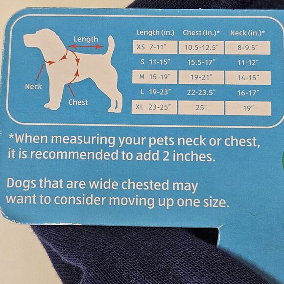 ALDI Gear Pet Dog Dark Blue Hoodie Sweatshirt 2024  Size SMALL NWT - Picture 12 of 13